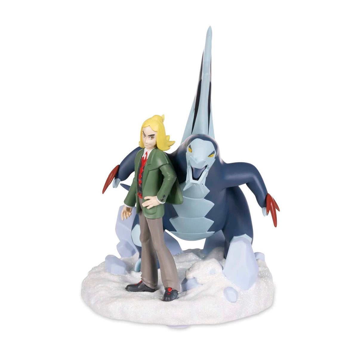 Pokemon Trainers Figure "Hassel & Baxcalibur"-Pokemon Centre-Ace Cards & Collectibles