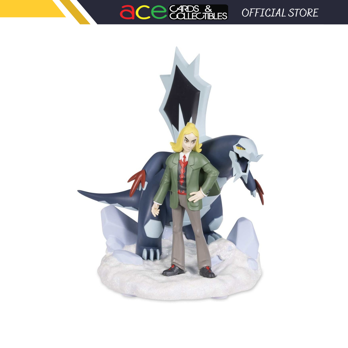 Pokemon Trainers Figure "Hassel & Baxcalibur"-Pokemon Centre-Ace Cards & Collectibles