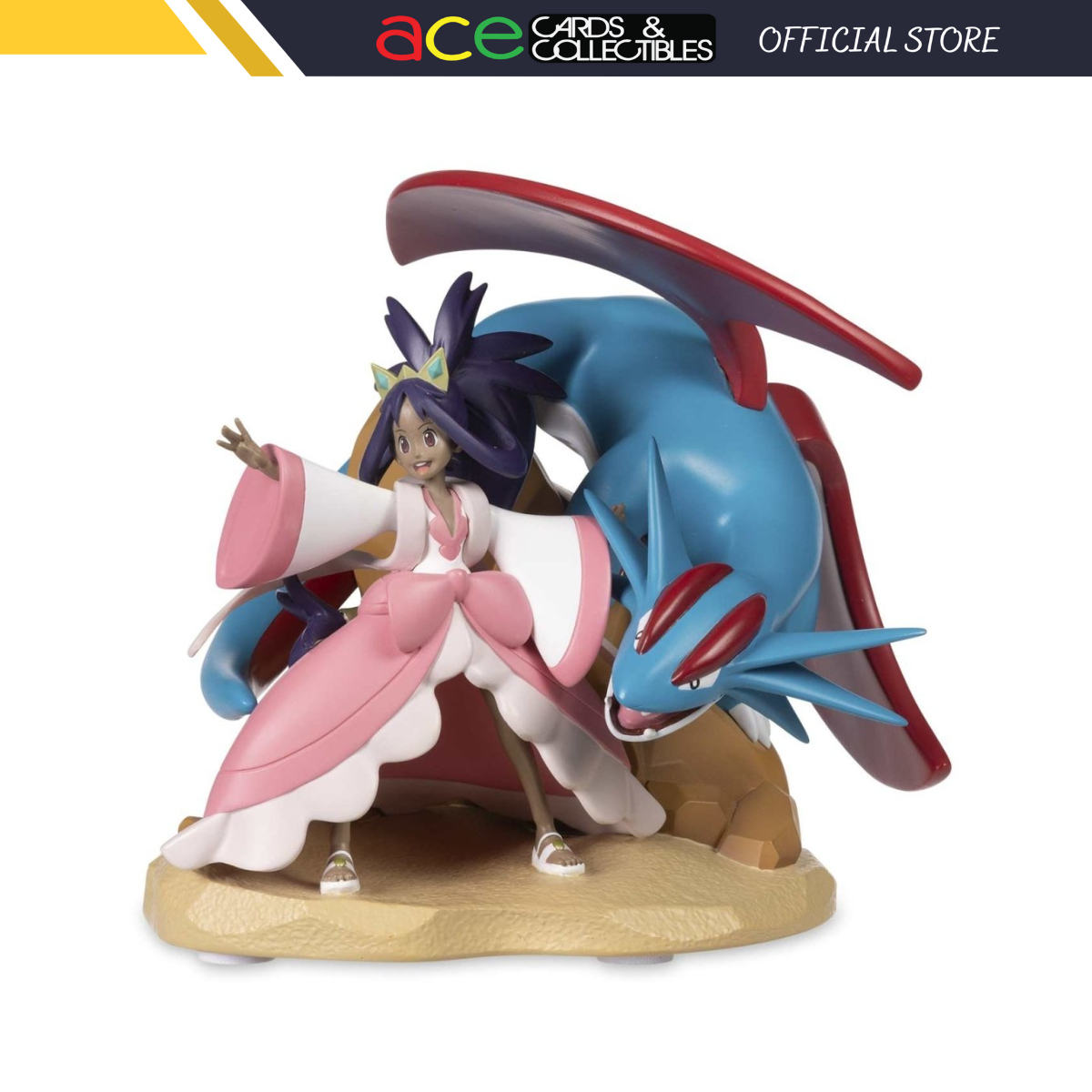 Pokemon Trainers Figure "Iris & Salamence"-Pokemon Centre-Ace Cards & Collectibles