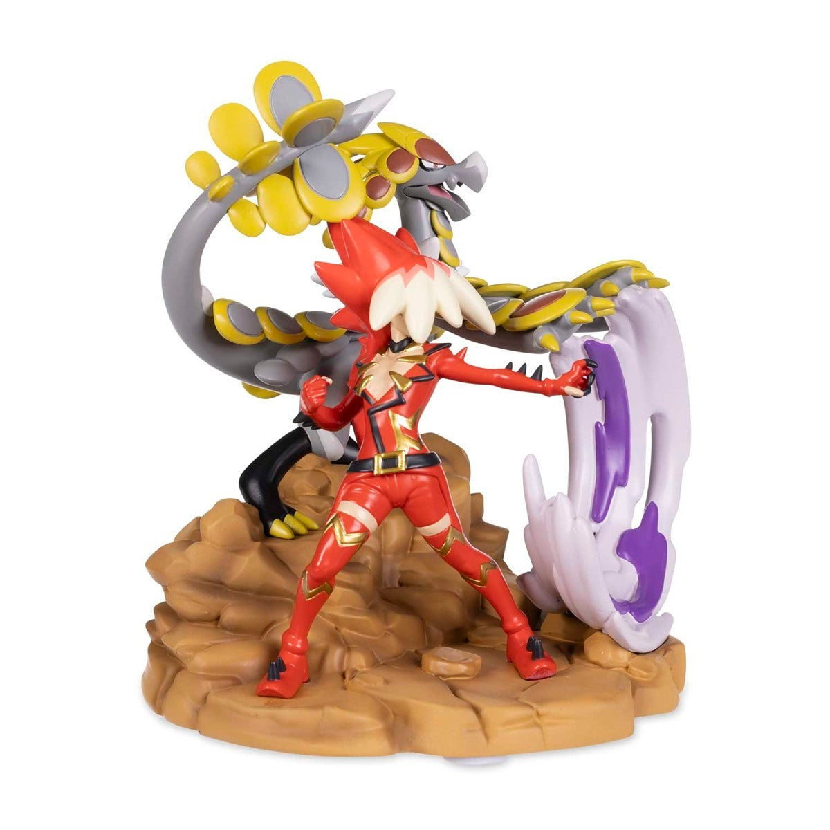 Pokemon Trainers Figure "Ryuki & Kommo-o"-Pokemon Centre-Ace Cards & Collectibles