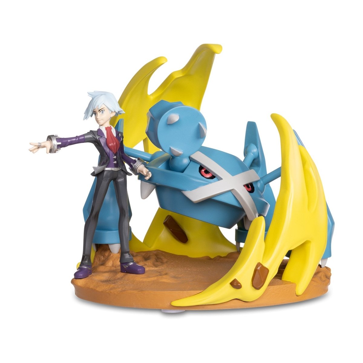Pokemon Trainers Figure "Steven Stone & Metagross"-Pokemon Centre-Ace Cards & Collectibles