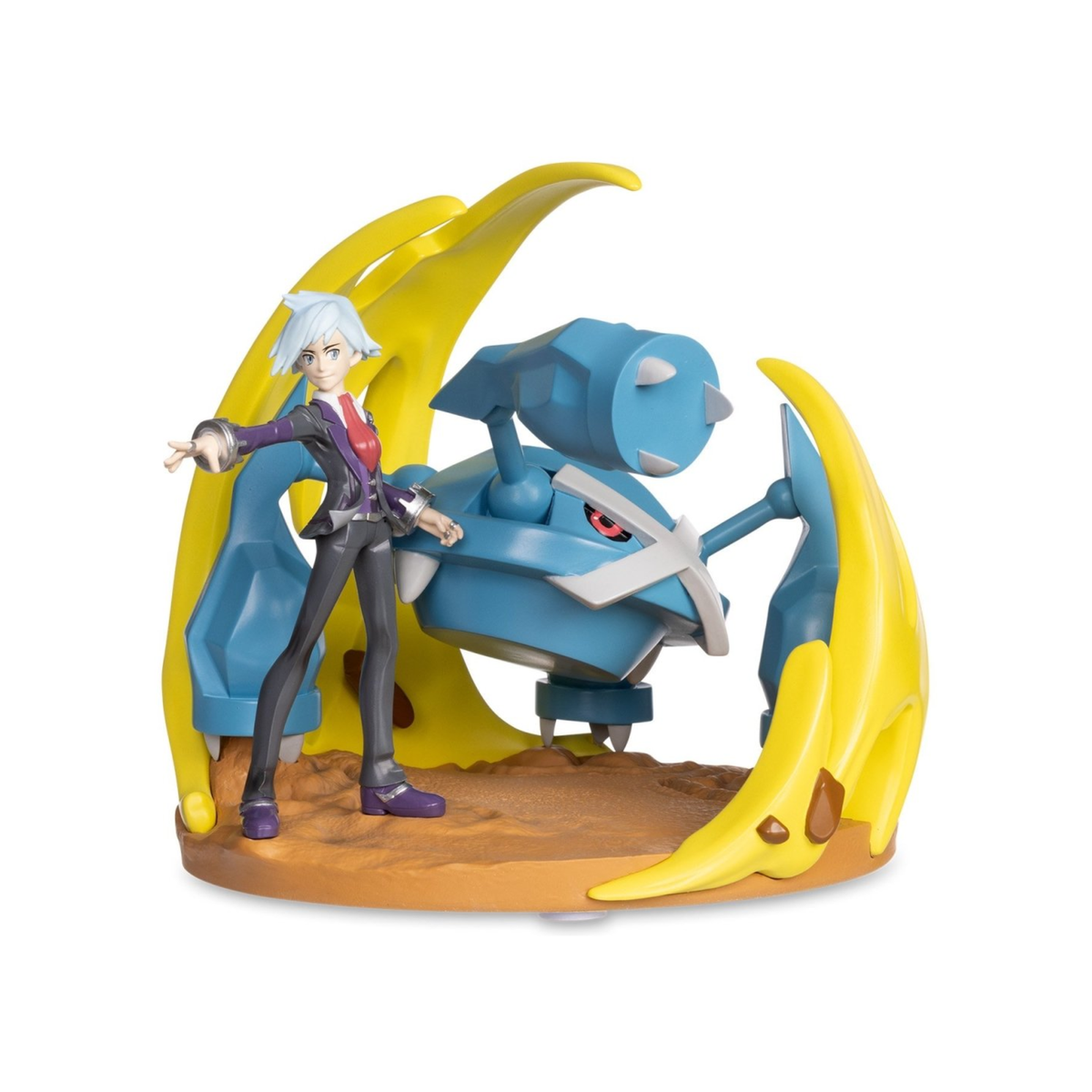 Pokemon Trainers Figure "Steven Stone & Metagross"-Pokemon Centre-Ace Cards & Collectibles