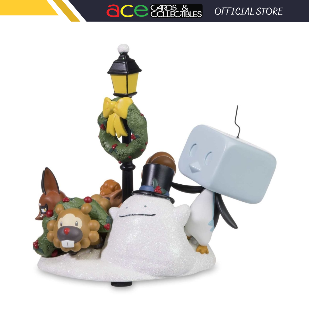 Snow Day Holiday Pokémon Village Figure-Pokemon Centre-Ace Cards &amp; Collectibles