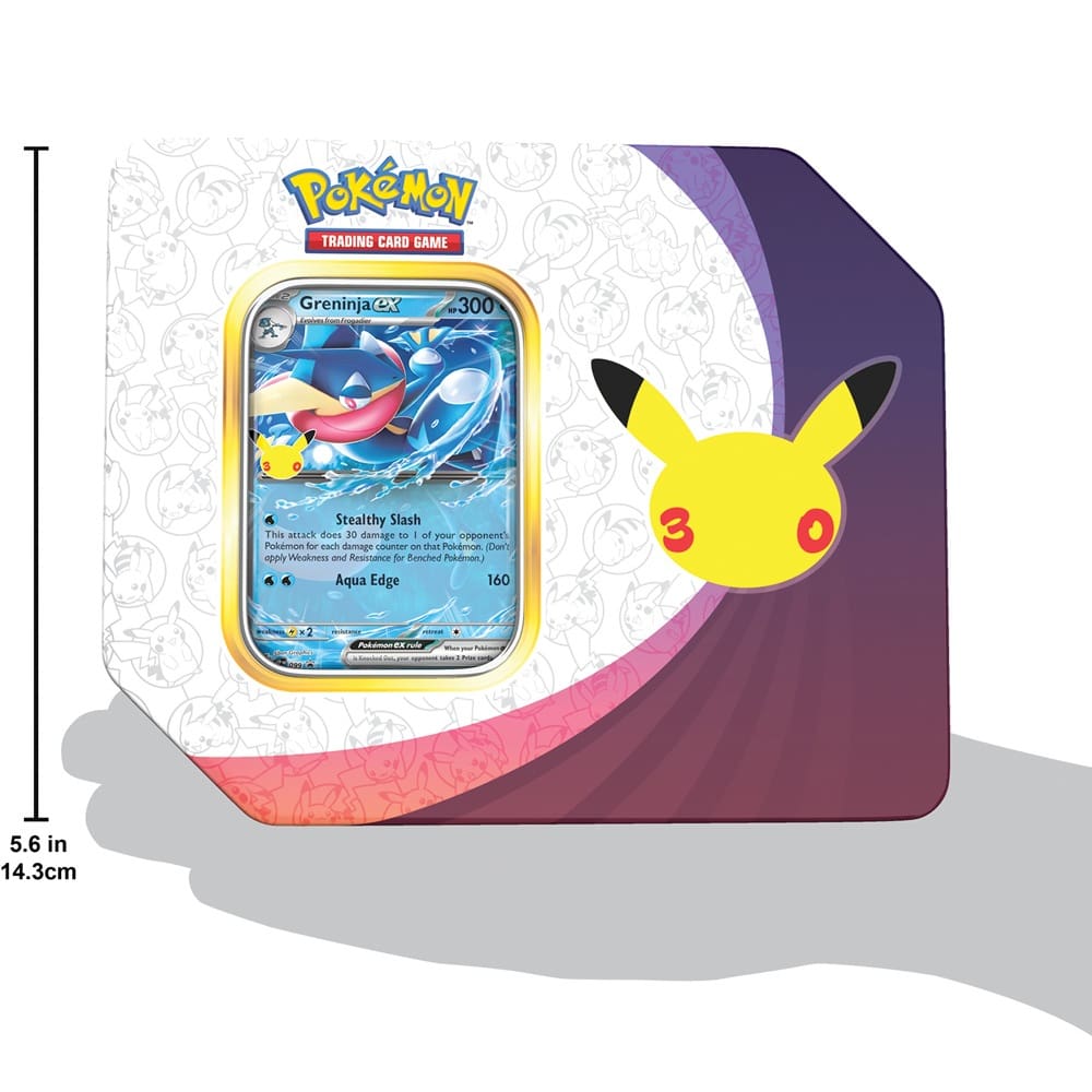 Pokemon TCG: 30th Celebration Sylveon EX & Greninja EX Tin