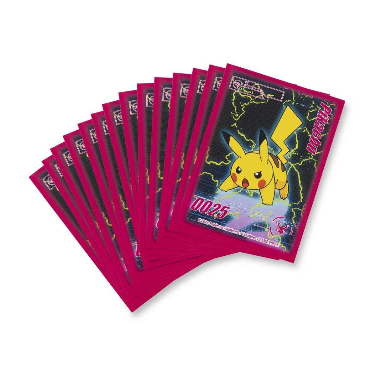 Pokémon TCG: Pikachu Neon Charge Card Sleeves (65 Sleeves)-Pokémon TCG-Ace Cards & Collectibles