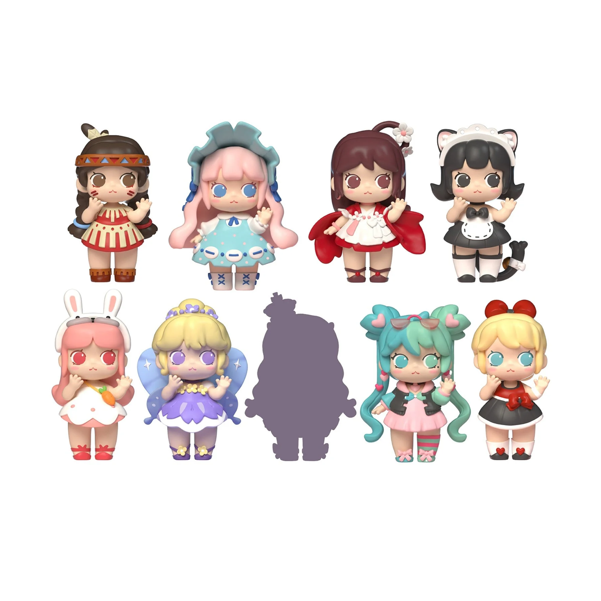 PLUMPMOA Hello ~MiniWorld~-Single Box (Random)-Pop Mart-Ace Cards & Collectibles