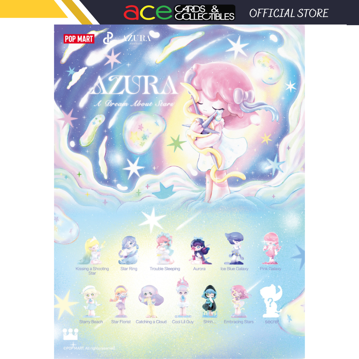 POP MART AZURA A Dream About Stars Series Figures-Single Box (Random)-Pop Mart-Ace Cards &amp; Collectibles