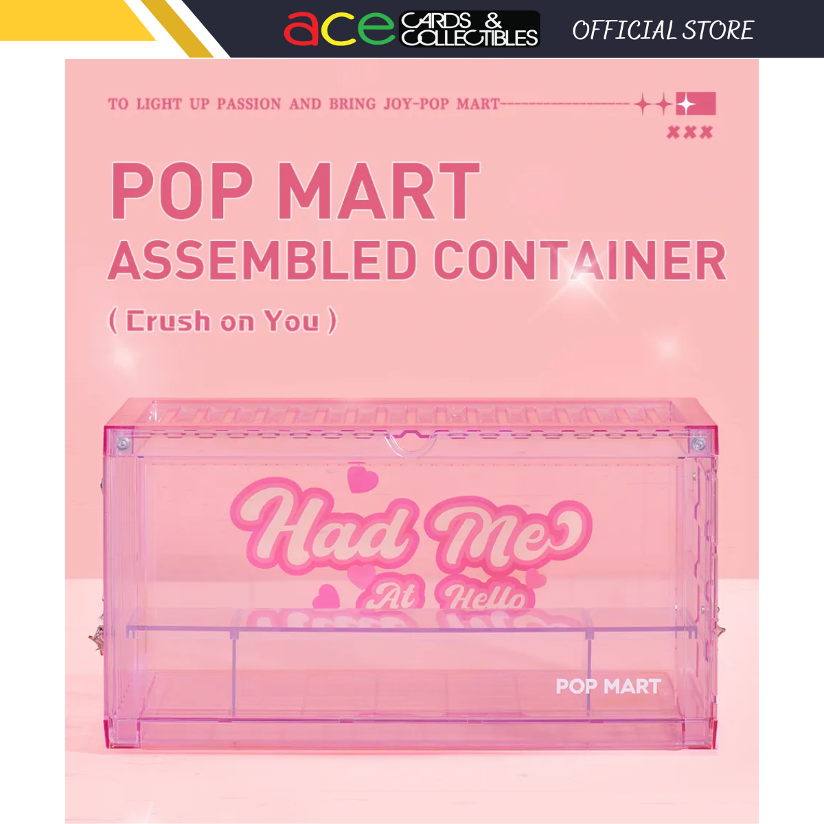 POP MART Assembled Display Container (Crush On You)-Pop Mart-Ace Cards & Collectibles