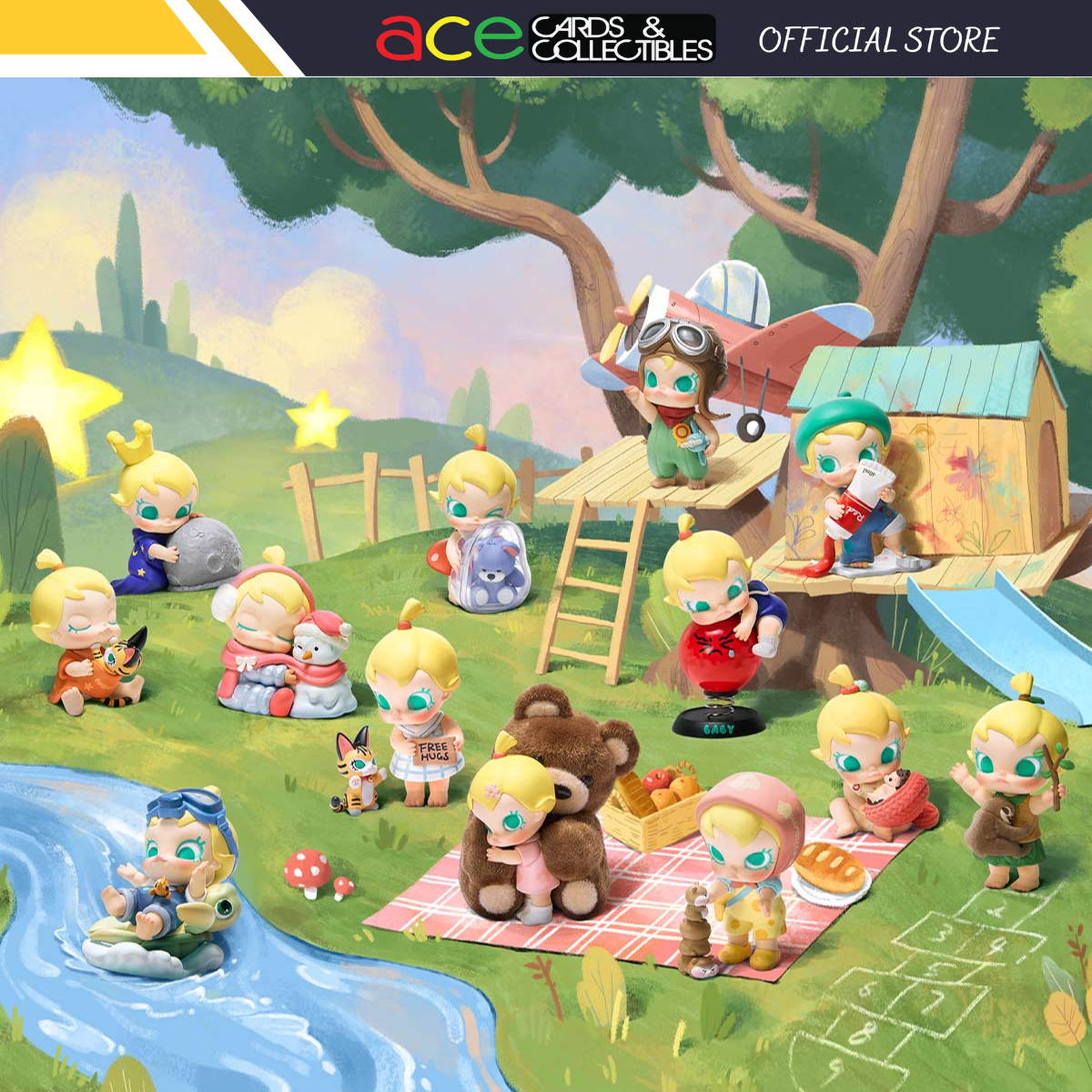 POP MART Baby Molly My Huggable Discovery Series Figures-Single Box (Random)-Pop Mart-Ace Cards & Collectibles