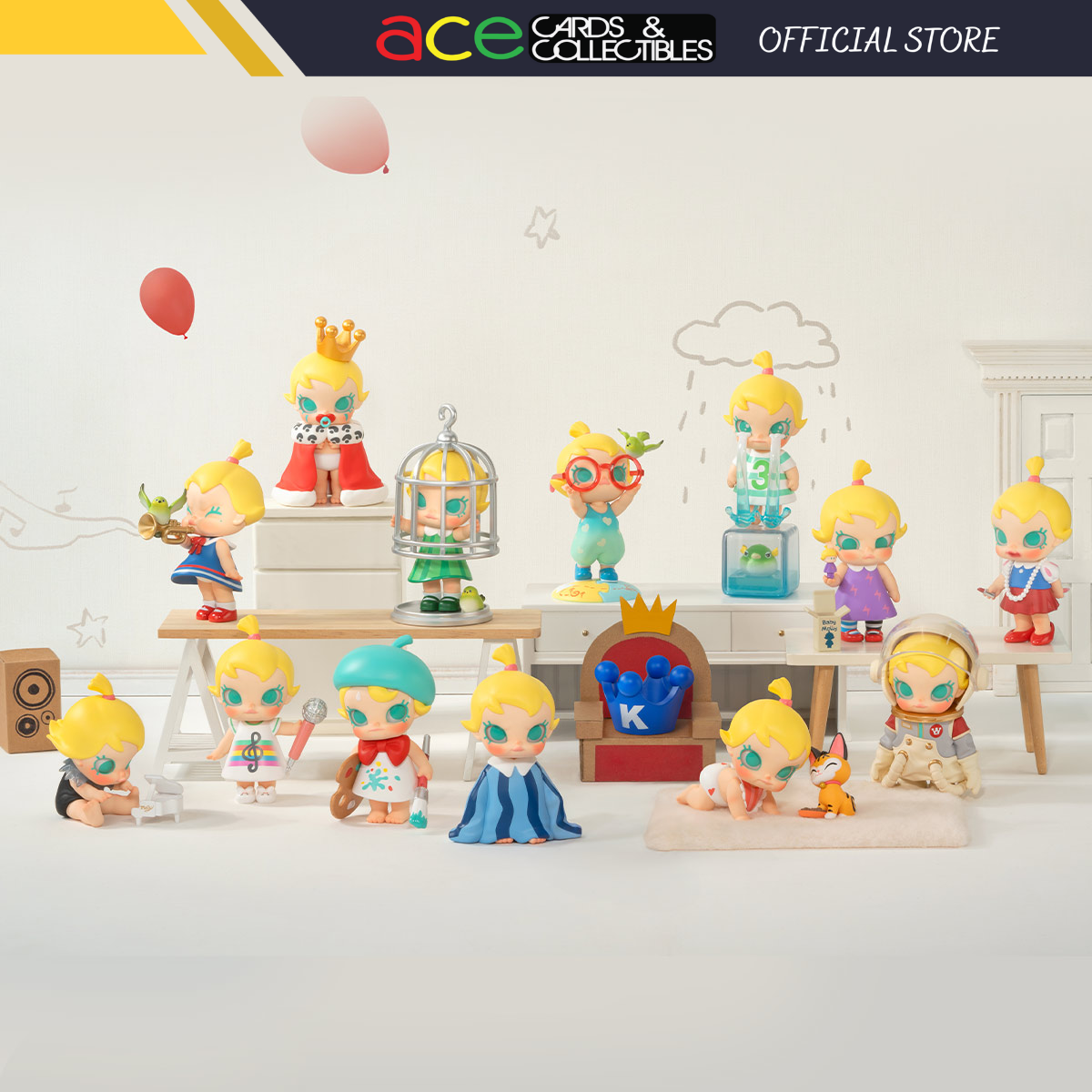 POP MART Baby Molly When I Was Three Series-Single Box (Random)-Pop Mart-Ace Cards & Collectibles