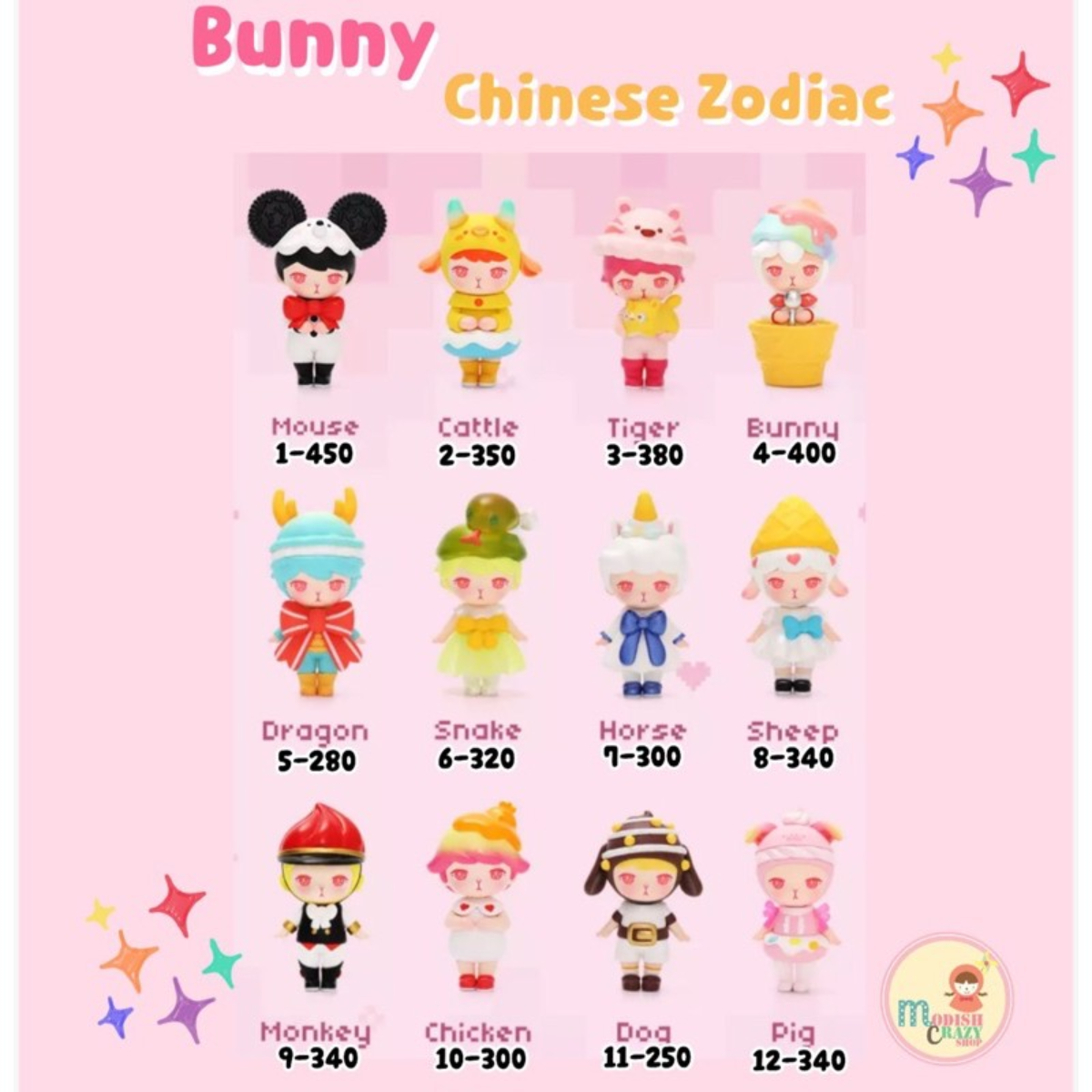 POP MART Bunny Chinese Zodiac Series-Display Box (12pcs)-Pop Mart-Ace Cards &amp; Collectibles