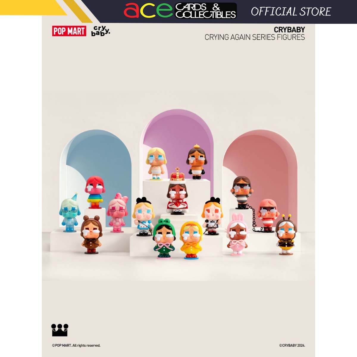 POP MART CRYBABY Crying Again Series-Single Box (Random)-Pop Mart-Ace Cards &amp; Collectibles