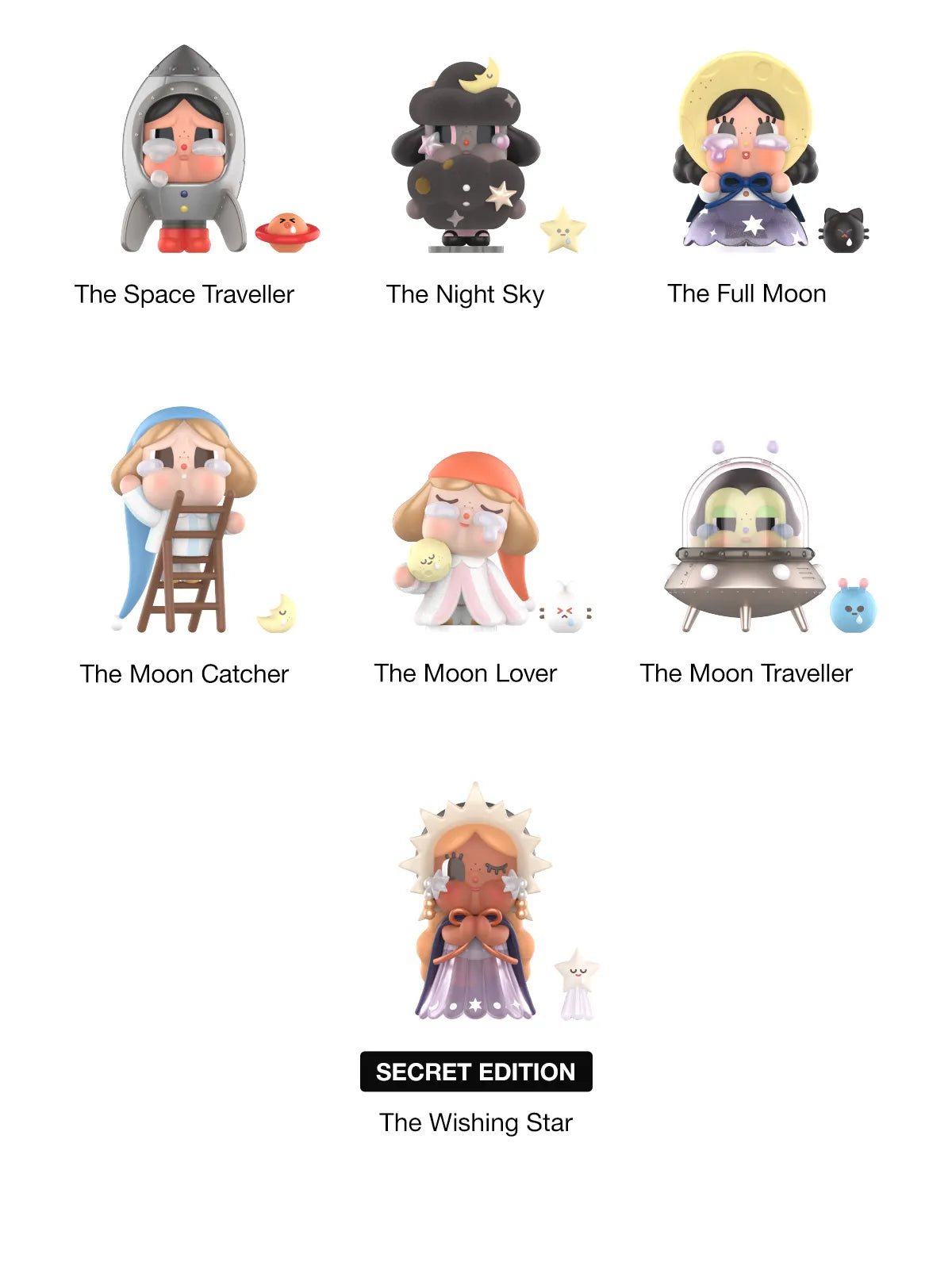 POP MART CRYBABY Crying To The Moon Series Figures-Single Box (Random)-Pop Mart-Ace Cards & Collectibles