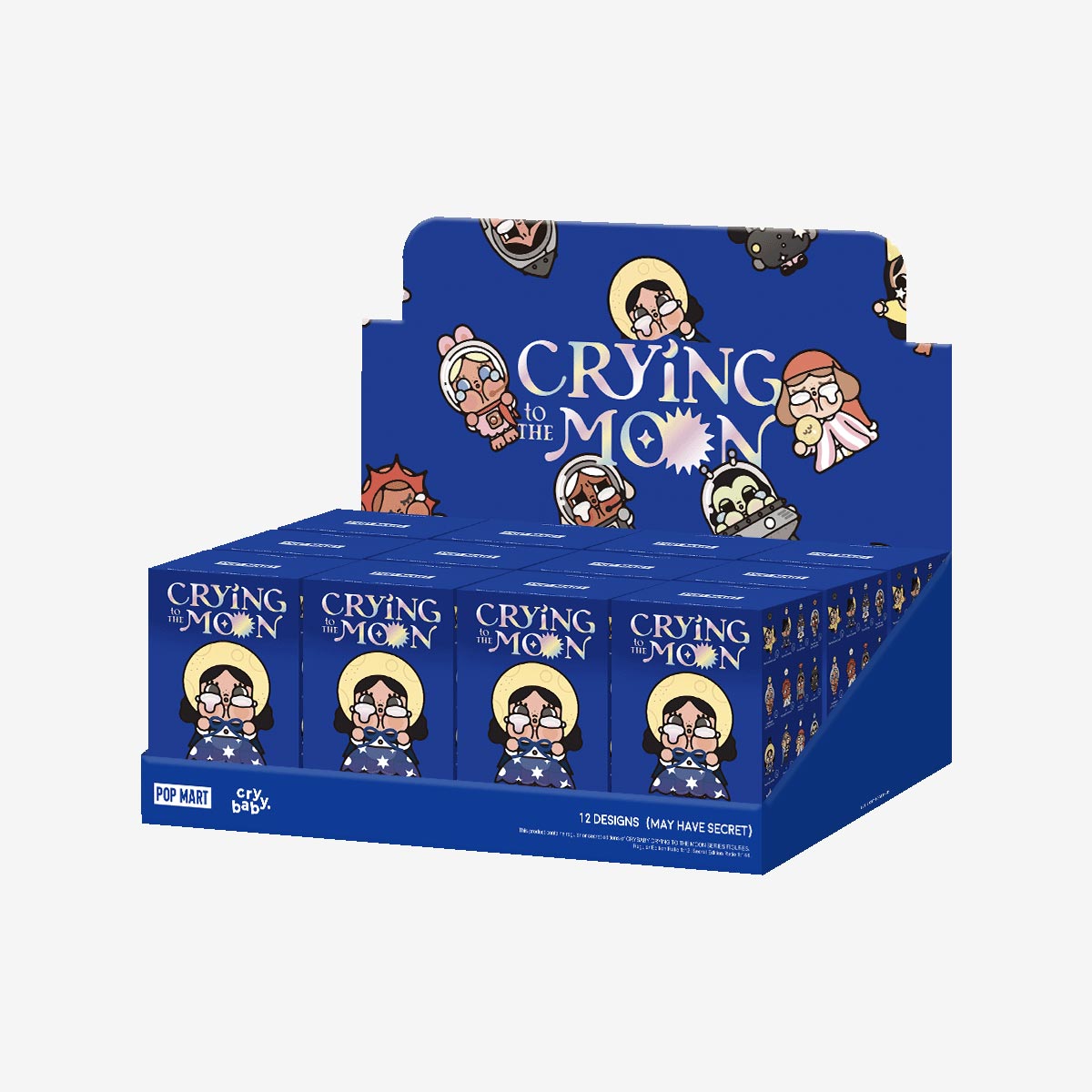 POP MART CRYBABY Crying To The Moon Series Figures-Whole Set (12pcs)-Pop Mart-Ace Cards & Collectibles
