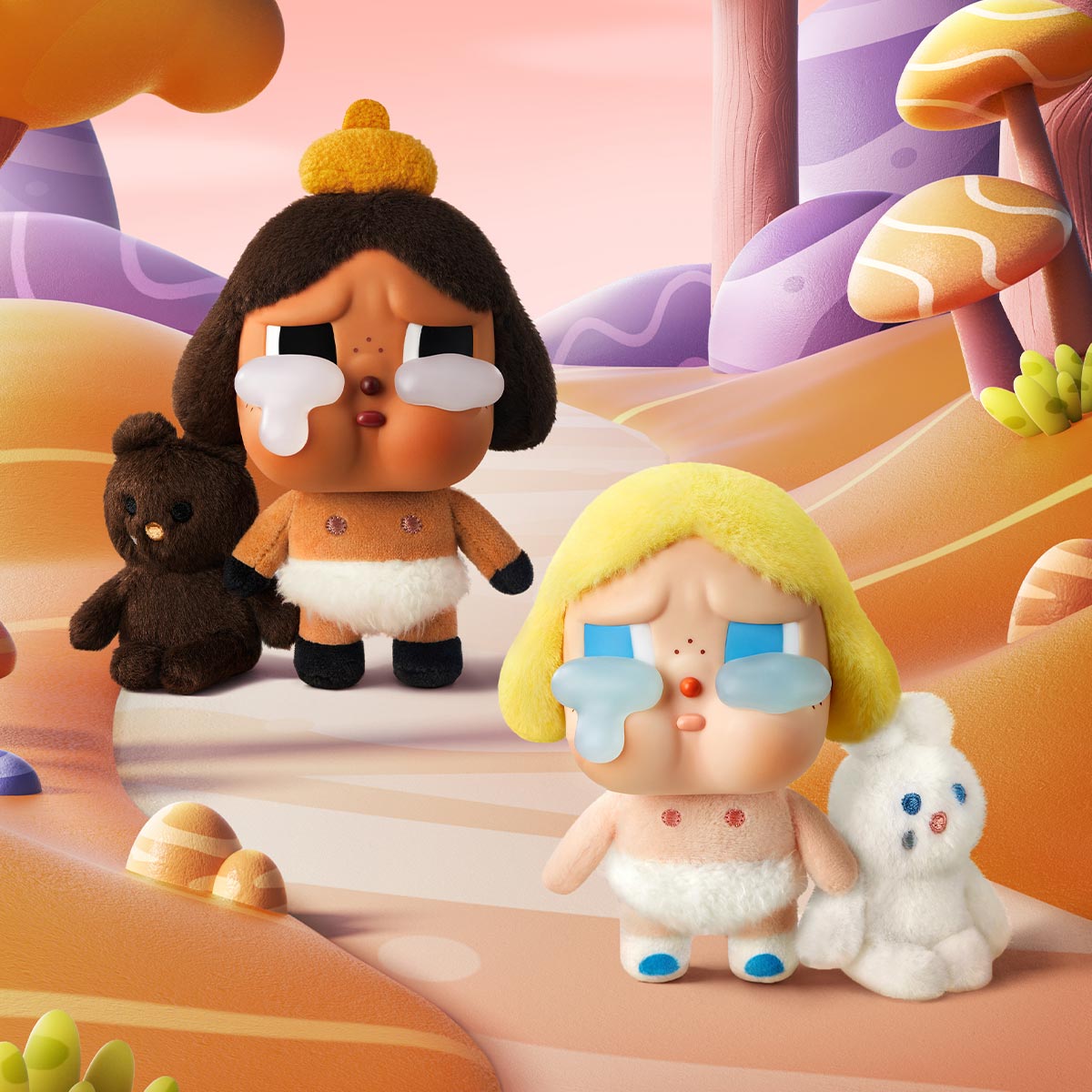 POP MART CRYBABY Vinyl Face Plush "Crying Again" Series-Single Box (Random)-Pop Mart-Ace Cards & Collectibles