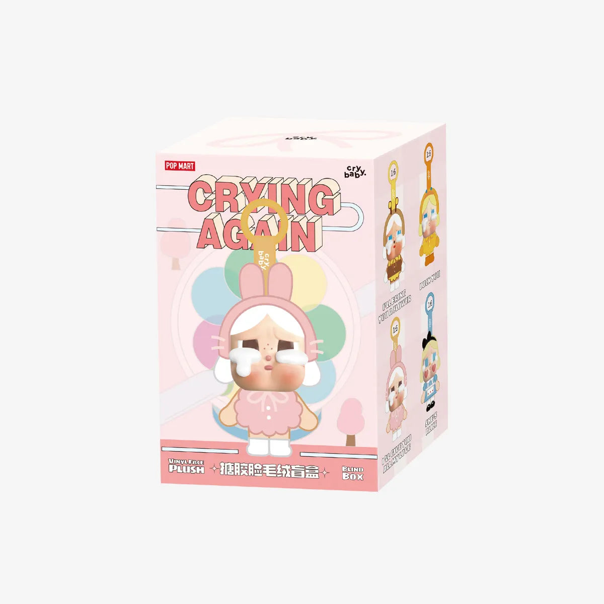 POP MART CRYBABY Vinyl Face Plush &quot;Crying Again&quot; Series-Single Box (Random)-Pop Mart-Ace Cards &amp; Collectibles