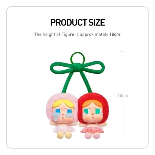 POP MART CRYBABY Vinyl Plush Hanging Card "Crying For Love" Series (Love You Cherry Much)-Pop Mart-Ace Cards & Collectibles