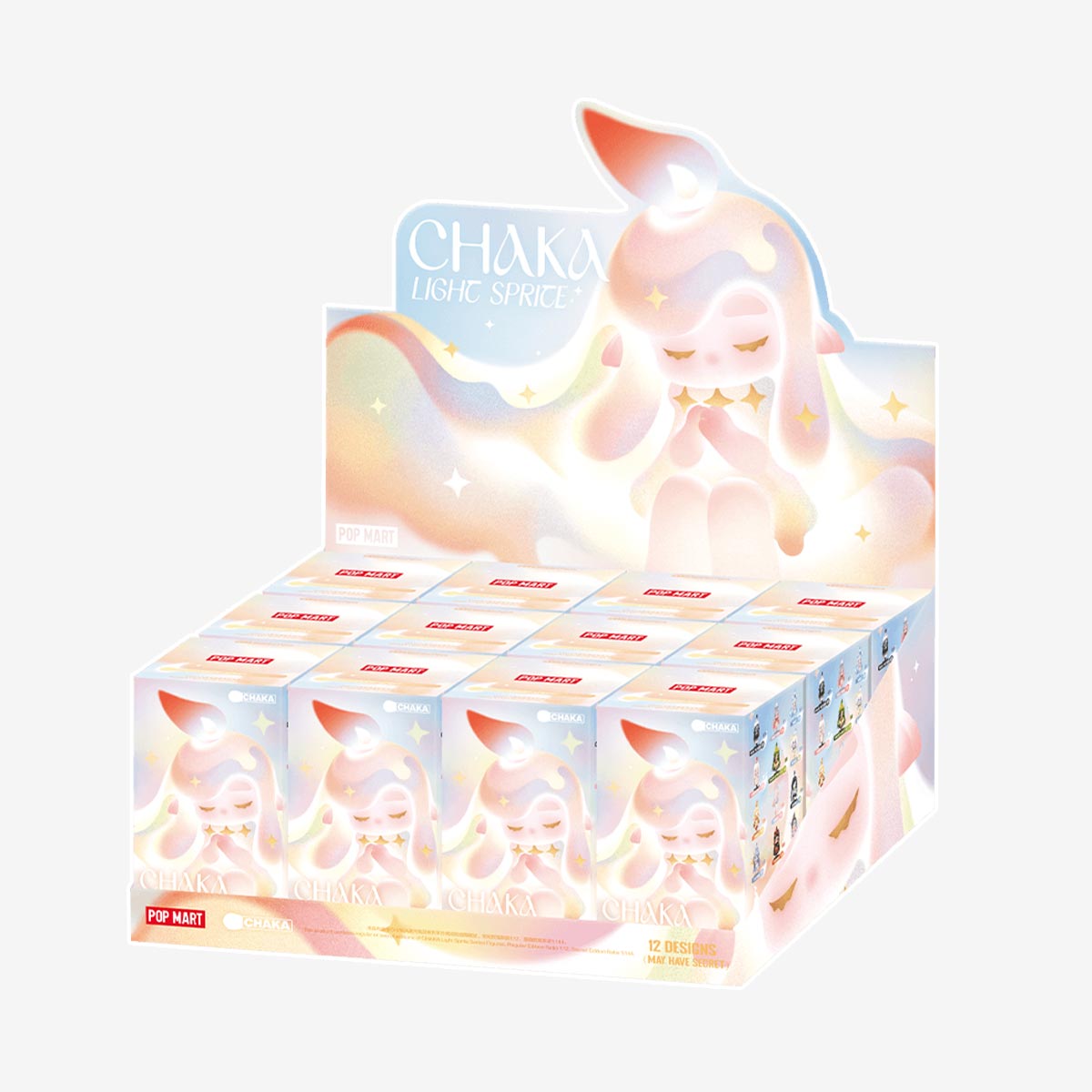 POP MART Chaka Light Sprite Series-Display Box (12pcs)-Pop Mart-Ace Cards &amp; Collectibles