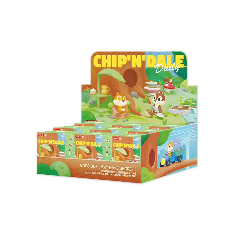 POP MART Chip &#39;n&#39; Dale Daily Series Scene Sets-Display Box (9pcs)-Pop Mart-Ace Cards &amp; Collectibles
