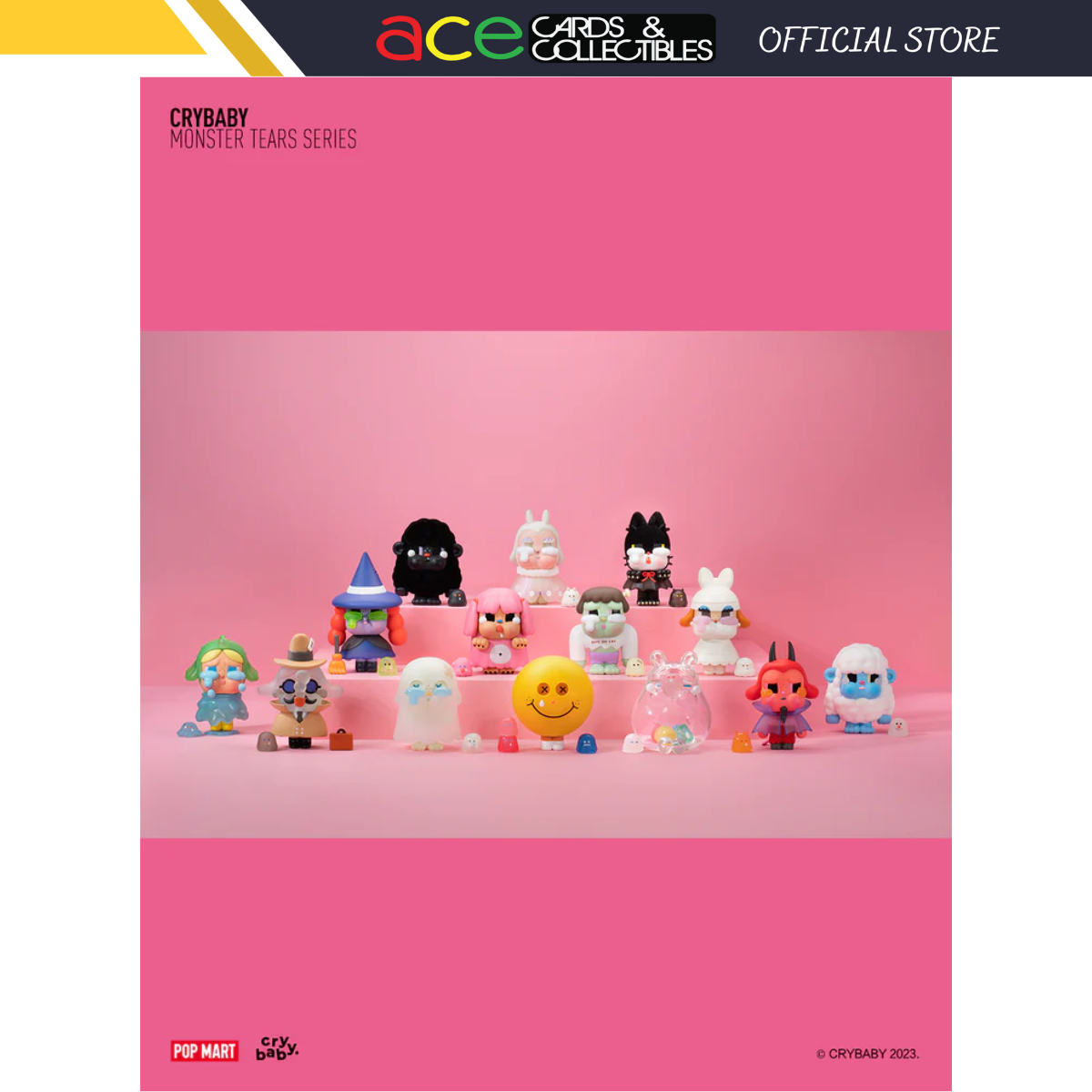 POP MART Crybaby Monster Tears-Single Box (Random)-Pop Mart-Ace Cards &amp; Collectibles