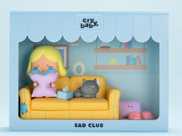 POP MART Crybaby Sad Club Series Scene Sets-Single Box (Random)-Pop Mart-Ace Cards &amp; Collectibles