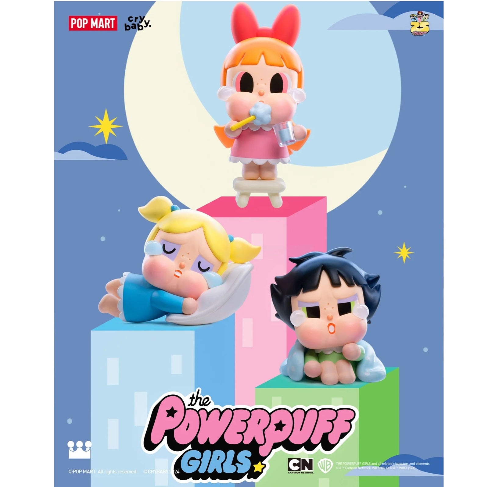 POP MART Crybaby x Powerpuff Girls Series-Single Box (Random)-Pop Mart-Ace Cards & Collectibles