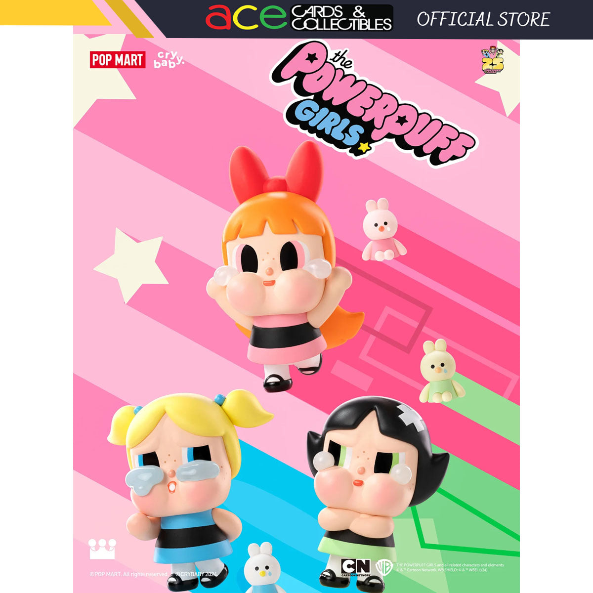 POP MART Crybaby x Powerpuff Girls Series-Single Box (Random)-Pop Mart-Ace Cards &amp; Collectibles