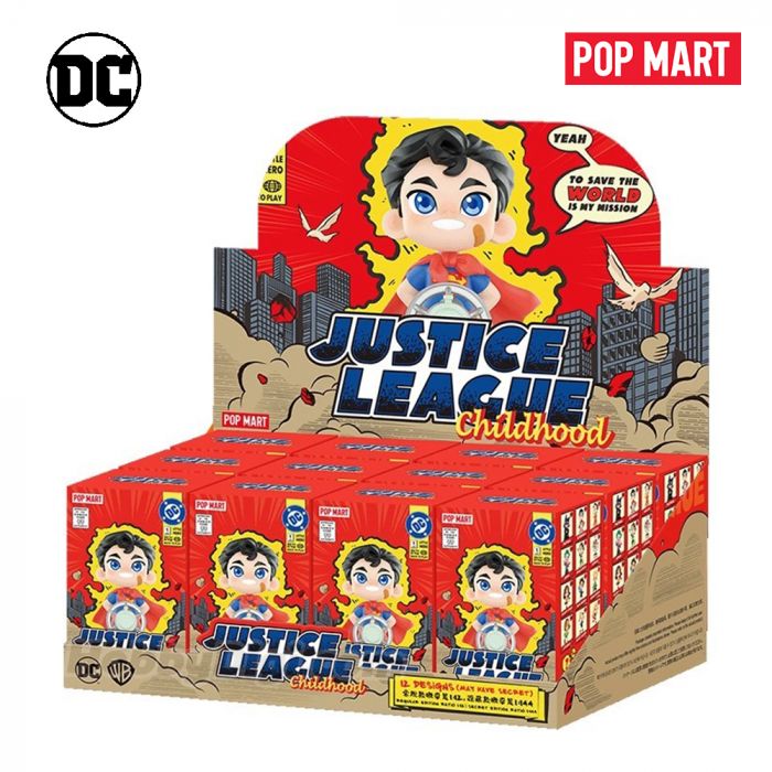 POP MART DC Justice League Childhood Series-Display Box (12pcs)-Pop Mart-Ace Cards &amp; Collectibles