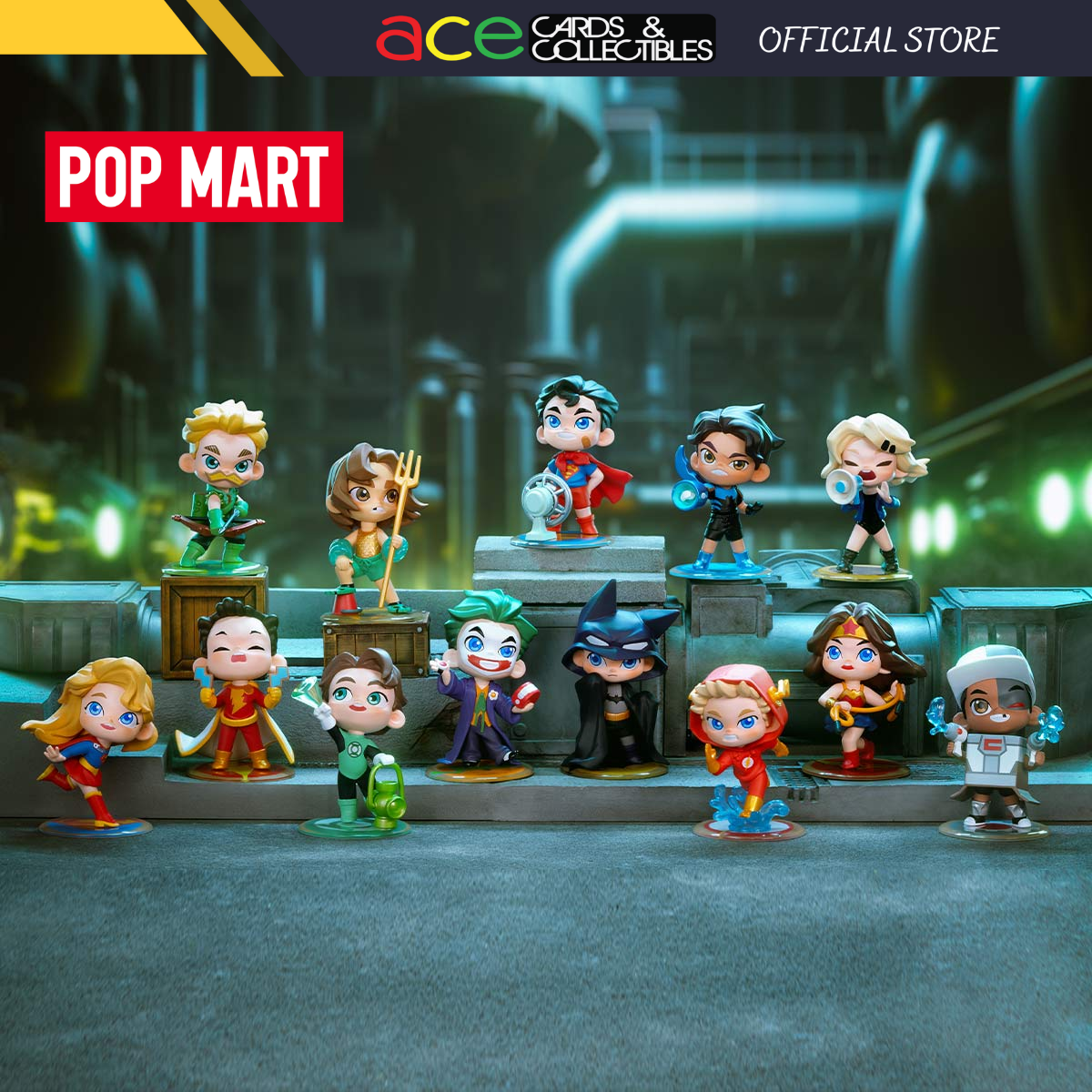 POP MART DC Justice League Childhood Series-Single Box (Random)-Pop Mart-Ace Cards &amp; Collectibles