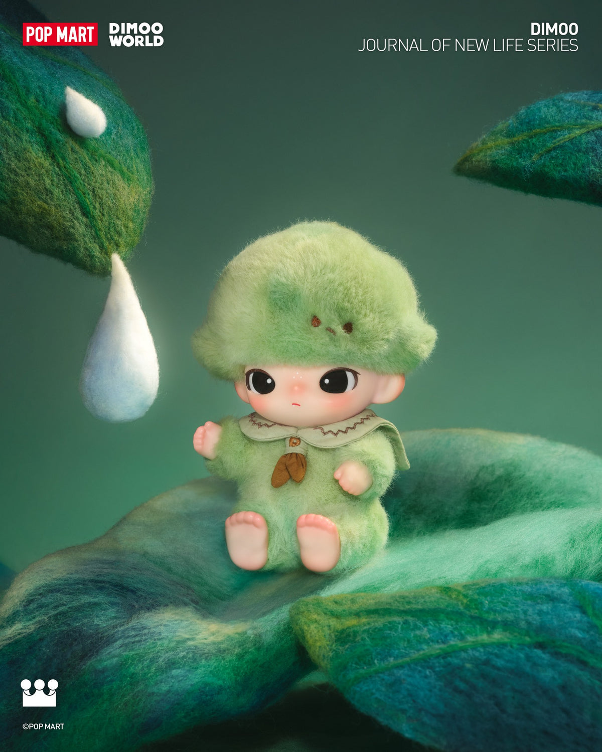 POP MART DIMOO Journal of New Life Series-Vinyl Plush Pendant Blind Box-Single Box (Random)-Pop Mart-Ace Cards & Collectibles