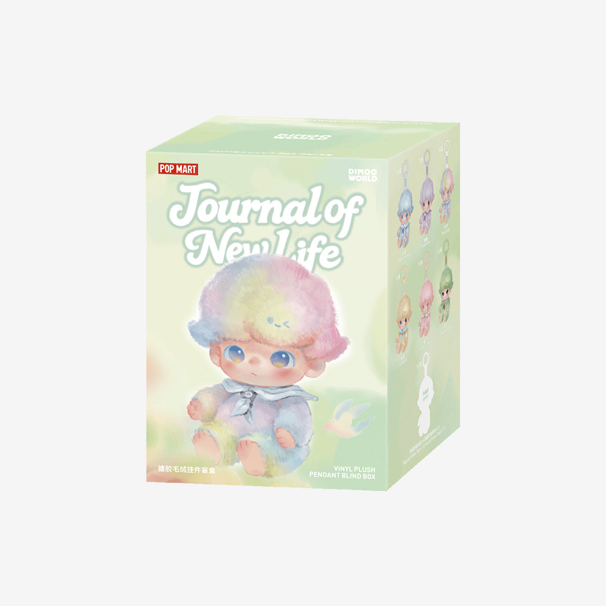 POP MART DIMOO Journal of New Life Series-Vinyl Plush Pendant Blind Box-Single Box (Random)-Pop Mart-Ace Cards & Collectibles