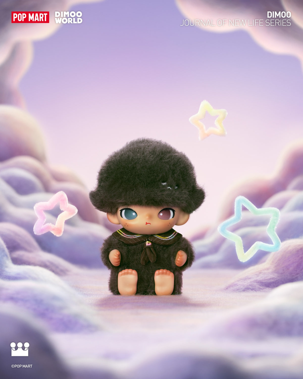 POP MART DIMOO Journal of New Life Series-Vinyl Plush Pendant Blind Box-Single Box (Random)-Pop Mart-Ace Cards & Collectibles
