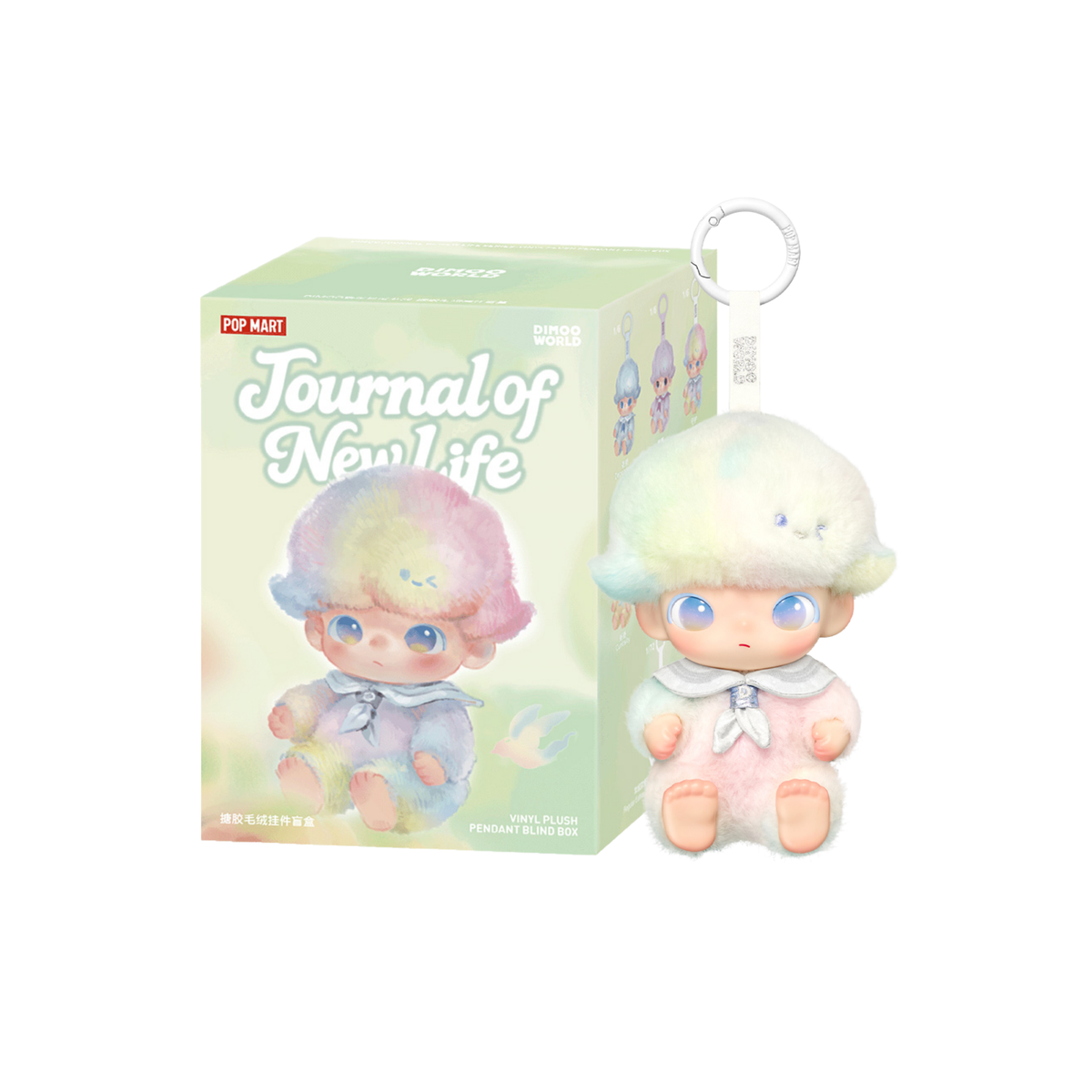 POP MART DIMOO Journal of New Life Series-Vinyl Plush Pendant Blind Box-Single Box (Random)-Pop Mart-Ace Cards & Collectibles