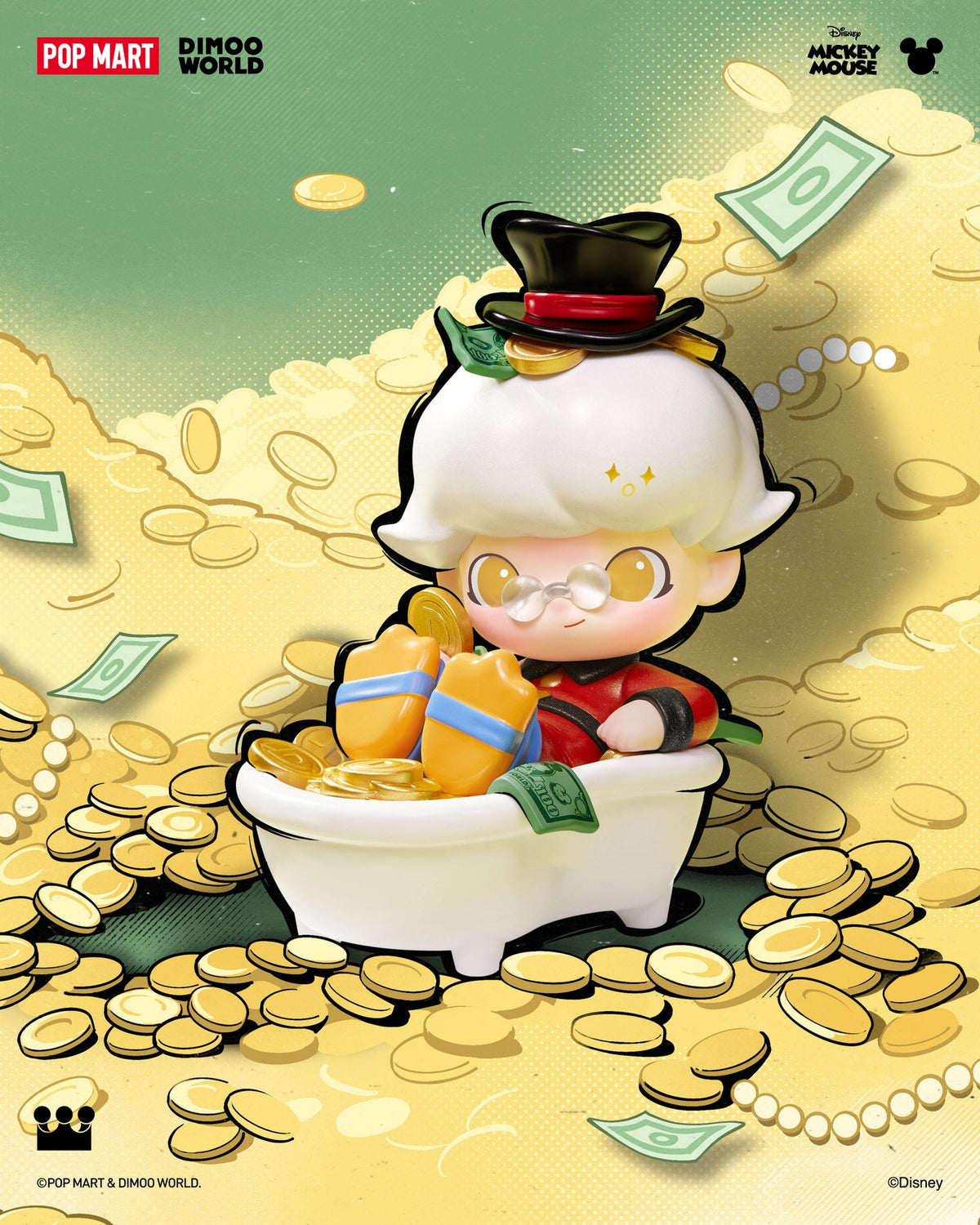 POP MART DIMOO WORLD x Disney Series Figures-Single Box (Random)-Pop Mart-Ace Cards & Collectibles