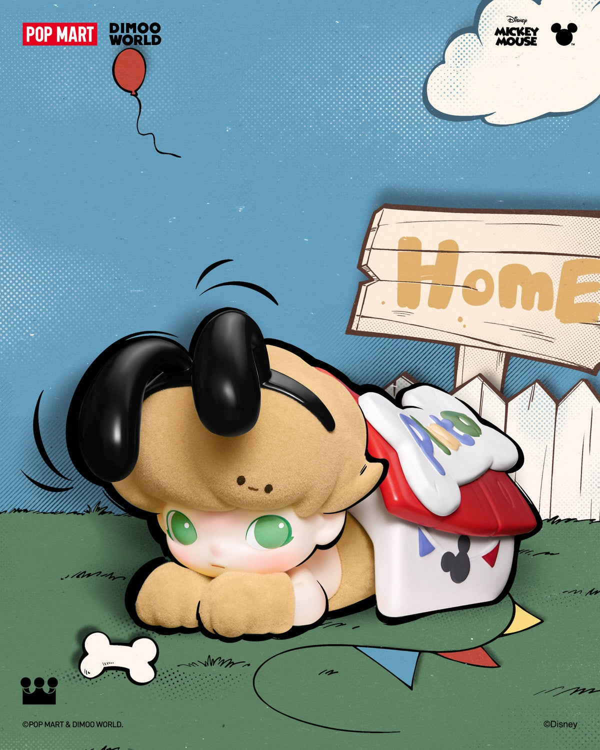 POP MART DIMOO WORLD x Disney Series Figures-Single Box (Random)-Pop Mart-Ace Cards & Collectibles