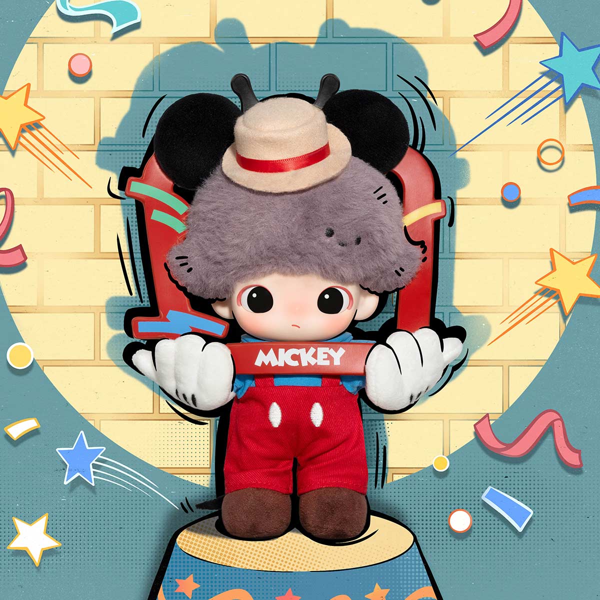 POP MART DIMOO WORLD x Disney Vinyl Plush Keychain Series-Single Box (Random)-Pop Mart-Ace Cards & Collectibles