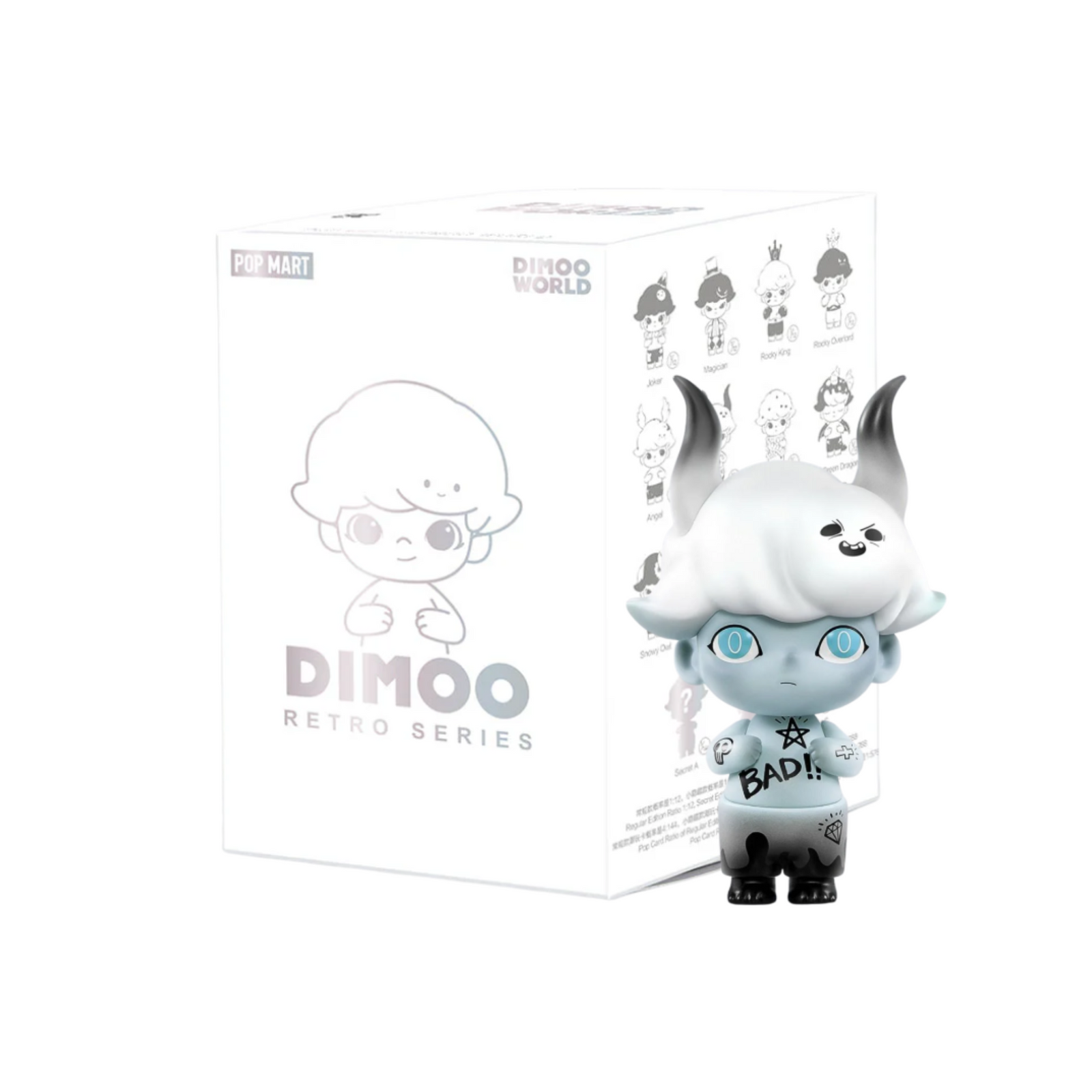POP MART Dimoo Retro Series-Single Box (Random)-Pop Mart-Ace Cards & Collectibles