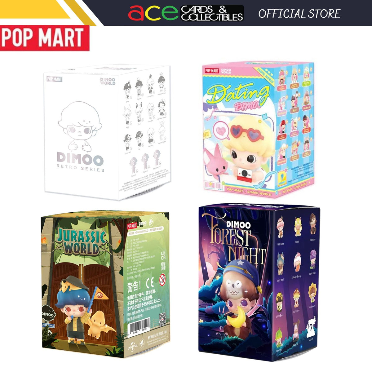 POP MART Dimoo Series-Forest Night-Pop Mart-Ace Cards &amp; Collectibles