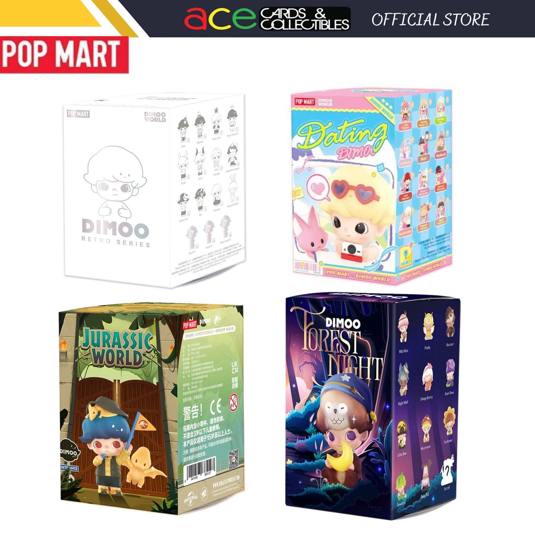POP MART Dimoo Series-Forest Night-Pop Mart-Ace Cards & Collectibles
