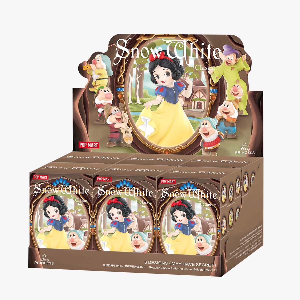 POP MART Disney Snow White Classic Series-Display Box (6pcs)-Pop Mart-Ace Cards &amp; Collectibles