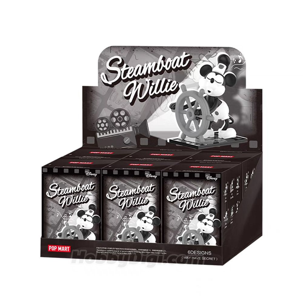 POP MART Disney Steamboat Willie Mickey Series-Single Box (Random)-Pop Mart-Ace Cards & Collectibles