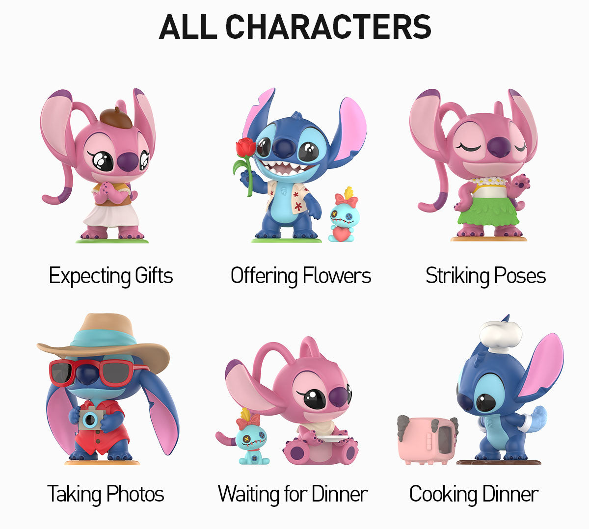 POP MART Disney Stitch On A Date Series-Single Box (Random)-Pop Mart-Ace Cards & Collectibles