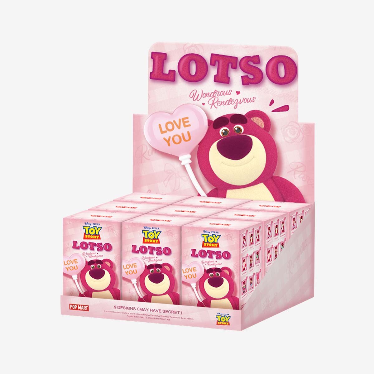 POP MART Disney/Pixar Lotso Wondrous Rendezvous Series Figures-Display Box (9pcs)-Pop Mart-Ace Cards &amp; Collectibles