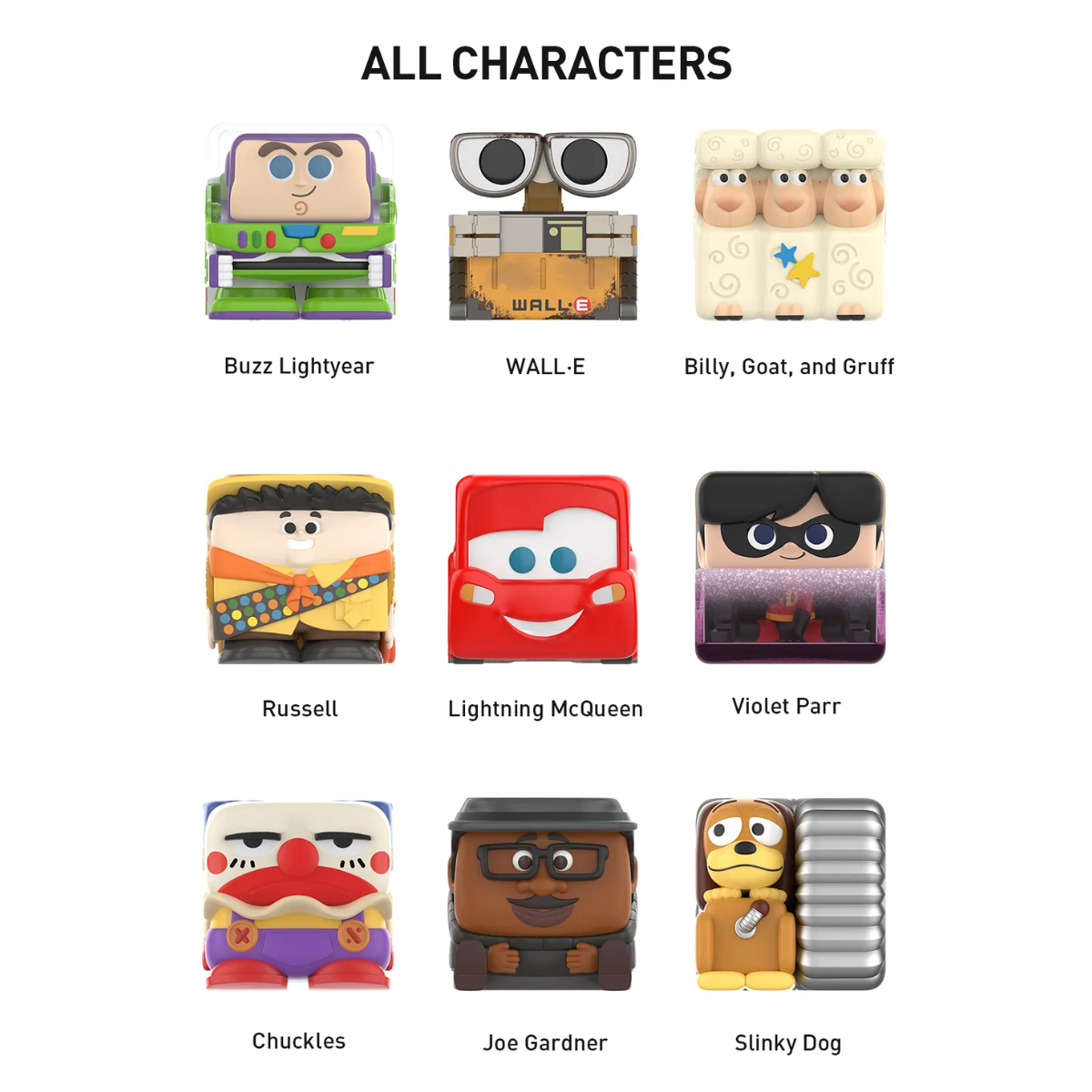 POP MART Disney/Pixar POP CUBE-1 Series Figures-Single Box (Random)-Pop Mart-Ace Cards &amp; Collectibles