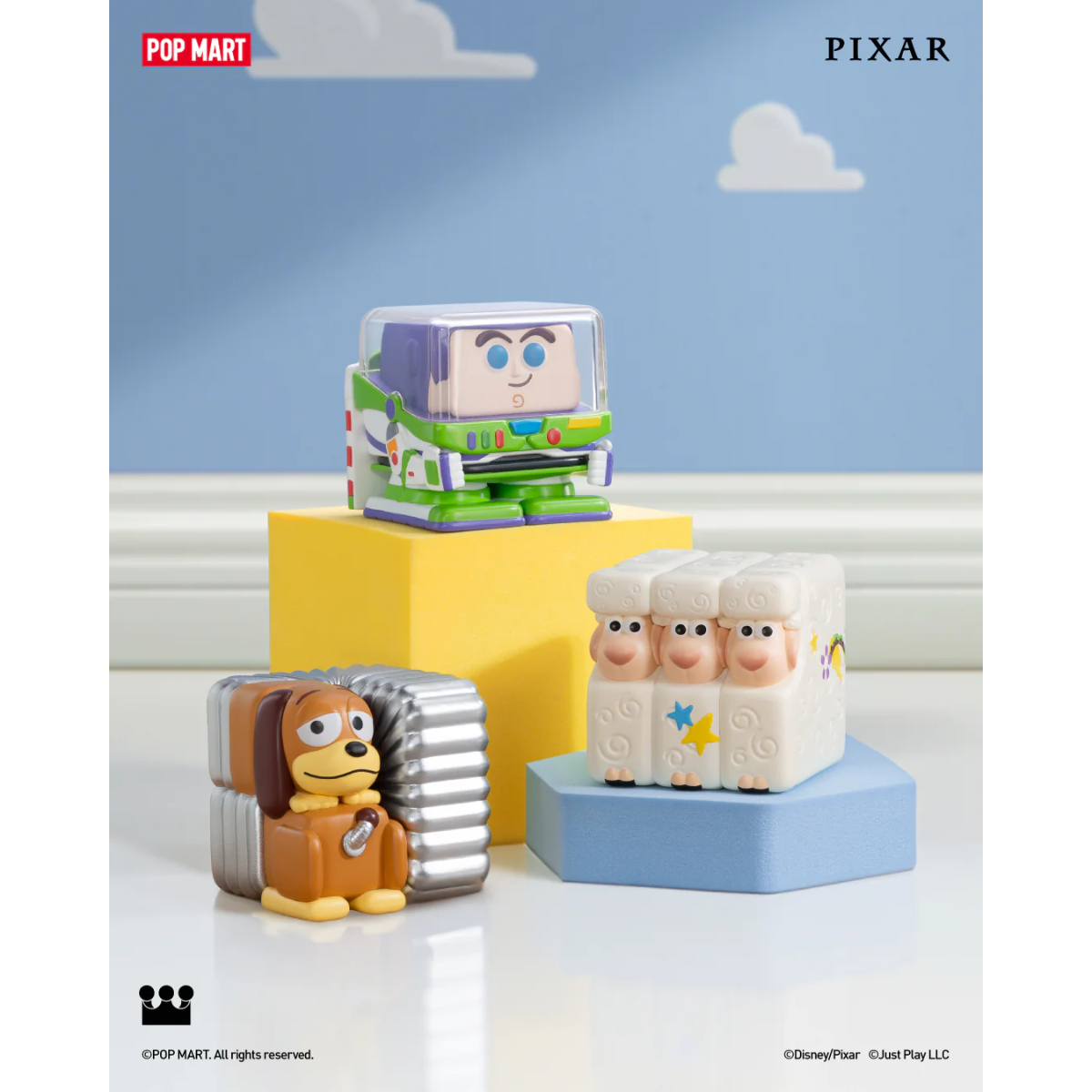 POP MART Disney/Pixar POP CUBE-1 Series Figures-Single Box (Random)-Pop Mart-Ace Cards &amp; Collectibles