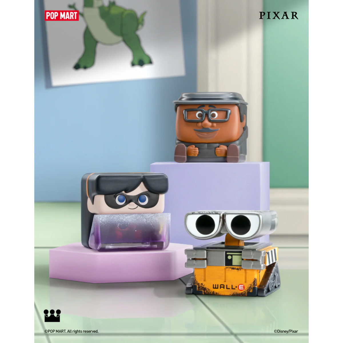 POP MART Disney/Pixar POP CUBE-1 Series Figures-Single Box (Random)-Pop Mart-Ace Cards &amp; Collectibles