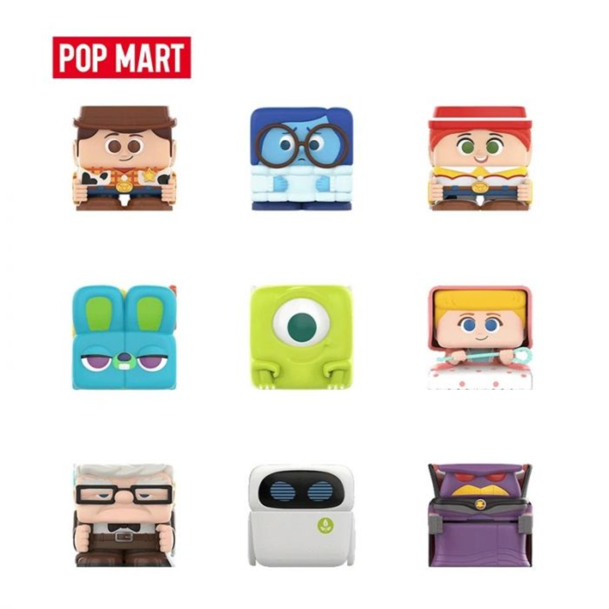 POP MART Disney/Pixar POP CUBE-2 Series Figures-Single Box (Random)-Pop Mart-Ace Cards &amp; Collectibles