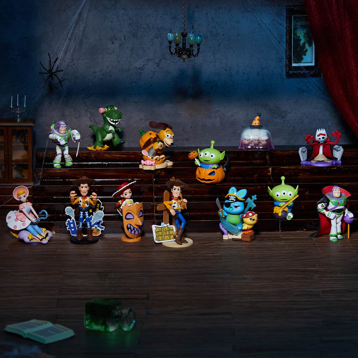 POP MART Disney/Pixar Spooky Night Series-Single Box (Random)-Pop Mart-Ace Cards &amp; Collectibles