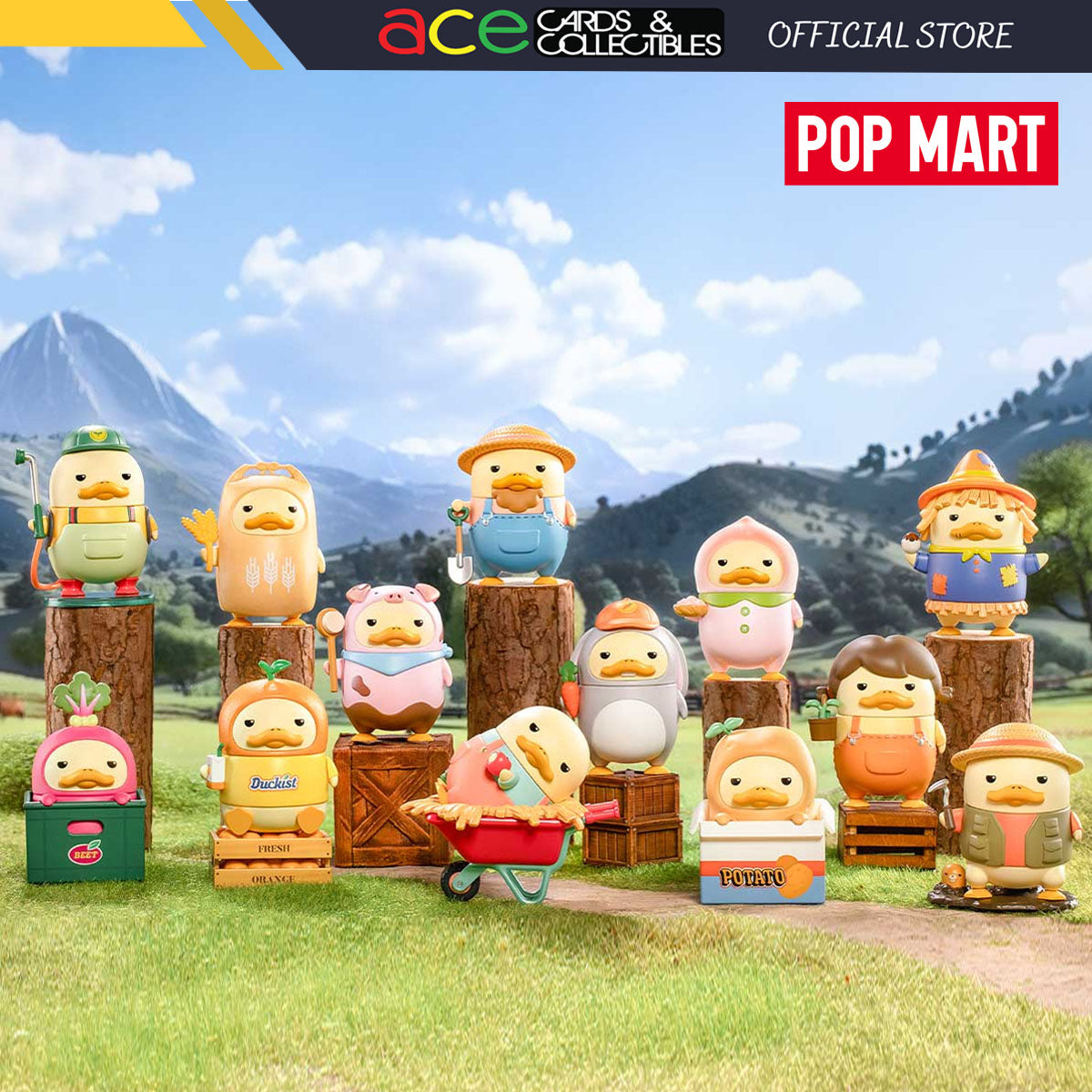 POP MART Duckoo Farm Series-Single Box (Random)-Pop Mart-Ace Cards &amp; Collectibles