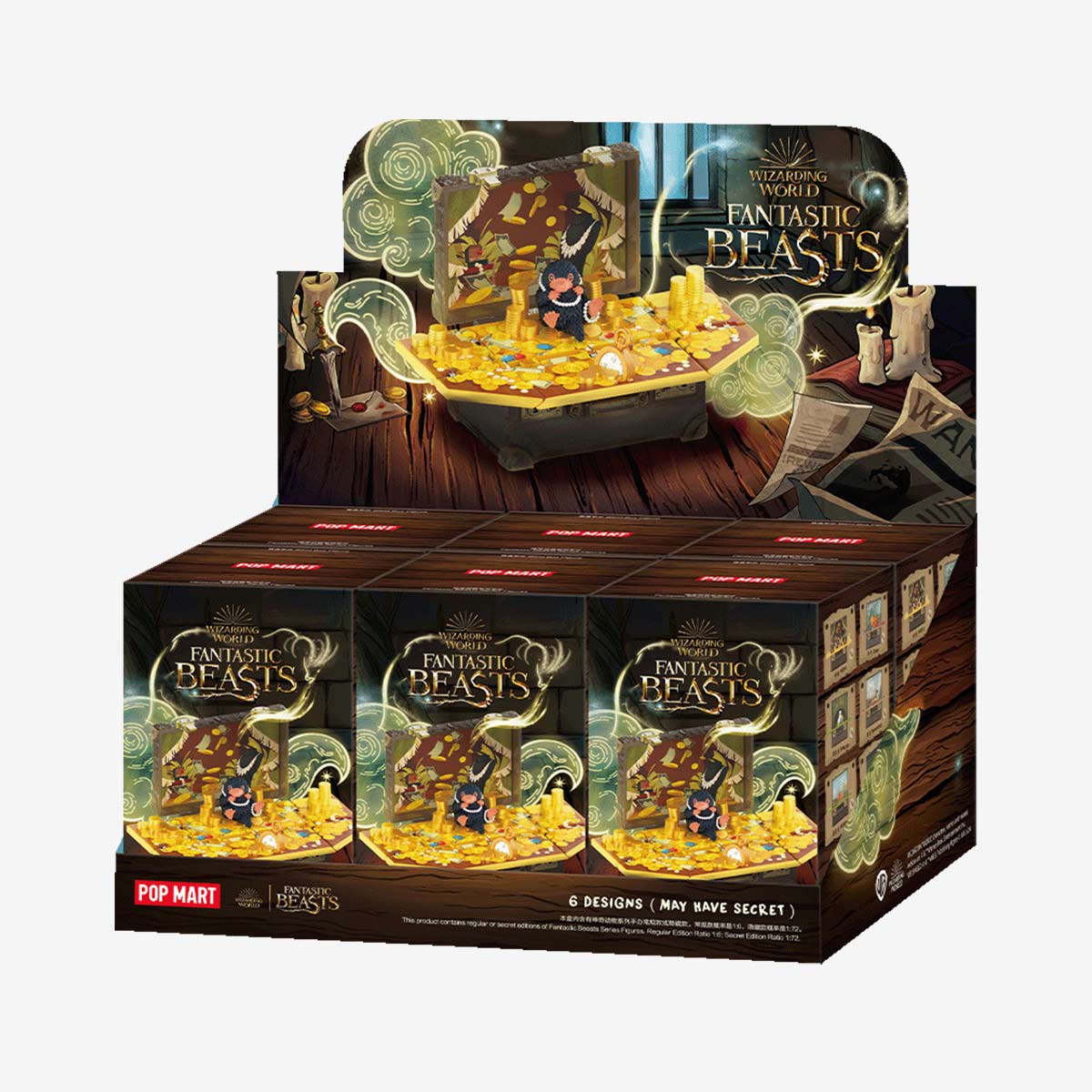 POP MART Fantastic Beasts Series-Display Box (6pcs)-Pop Mart-Ace Cards &amp; Collectibles